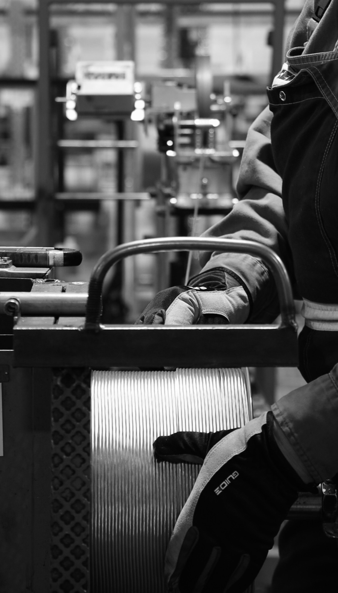 TITUM device undergoing quality control and inspection on a test bench